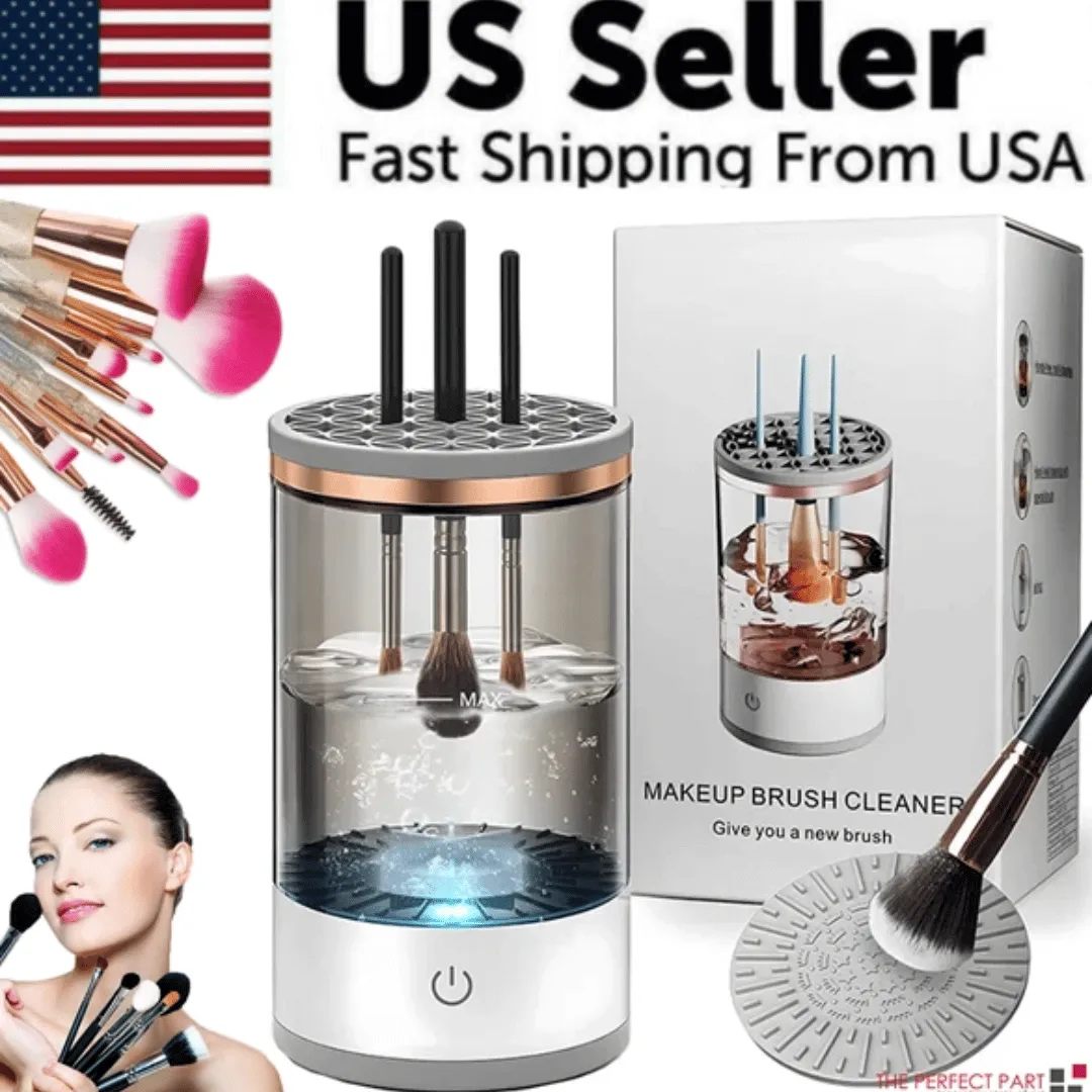 💖GlamPure™ — Automatic Makeup Brush Cleaner for Deep, Gentle & Hygienic Brush Care💫