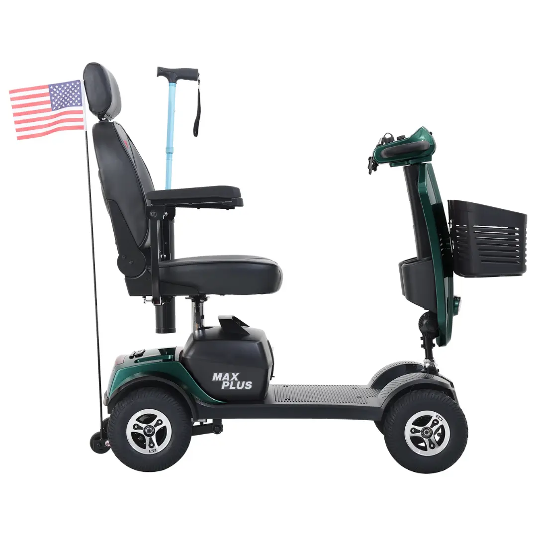 MAX PLUS EMERALD Four Wheel Outdoor Compact Mobility Scooter