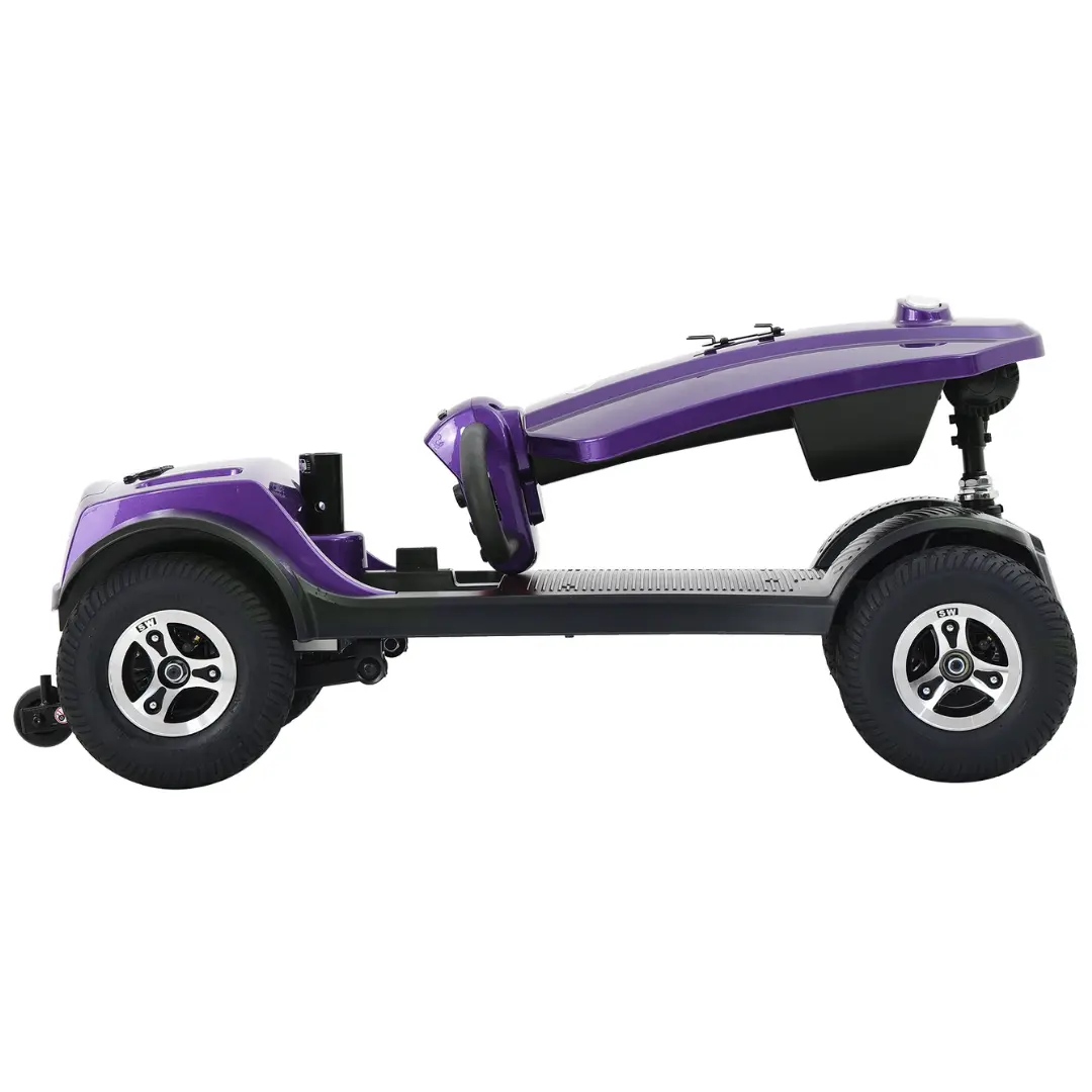 MAX PLUS PURPLE Four Wheel Outdoor Compact Mobility Scooter