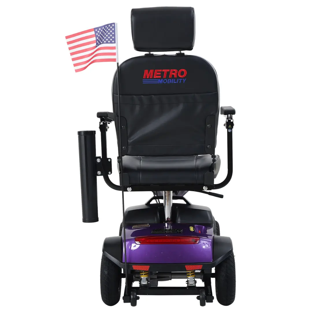 MAX PLUS PURPLE Four Wheel Outdoor Compact Mobility Scooter